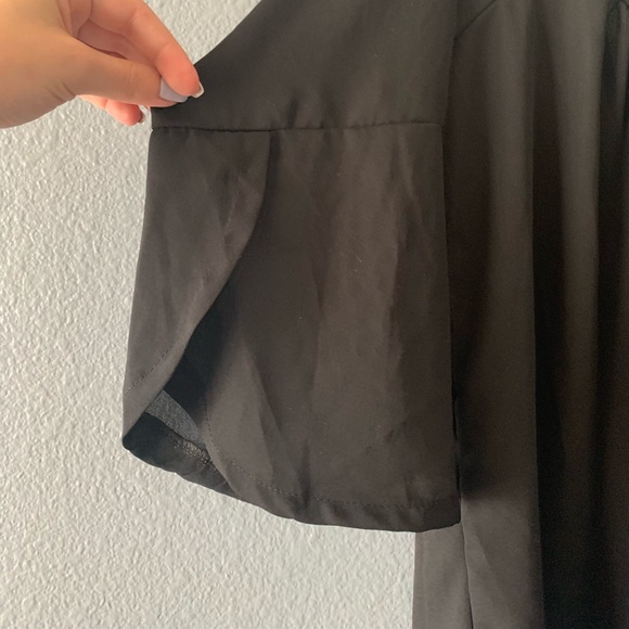 Semi sheer black top - Picture 2 of 3